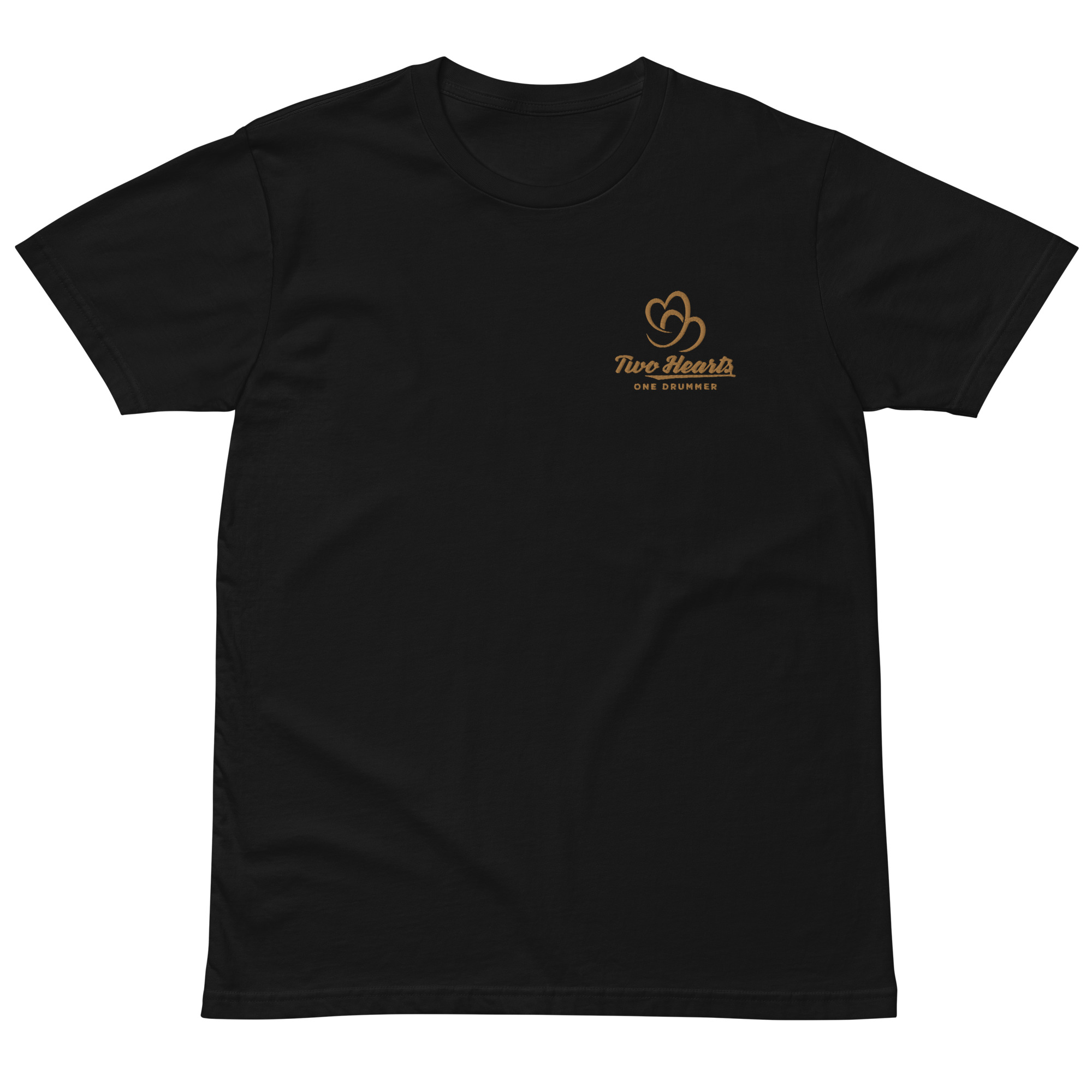 Two Heats One Drummer Unisex Premium Tee