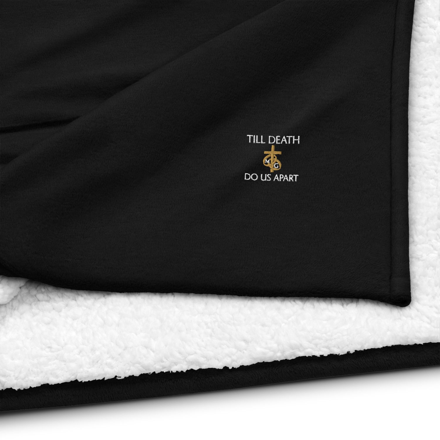 Till Death Do Us Part Premium Sherpa Blanket