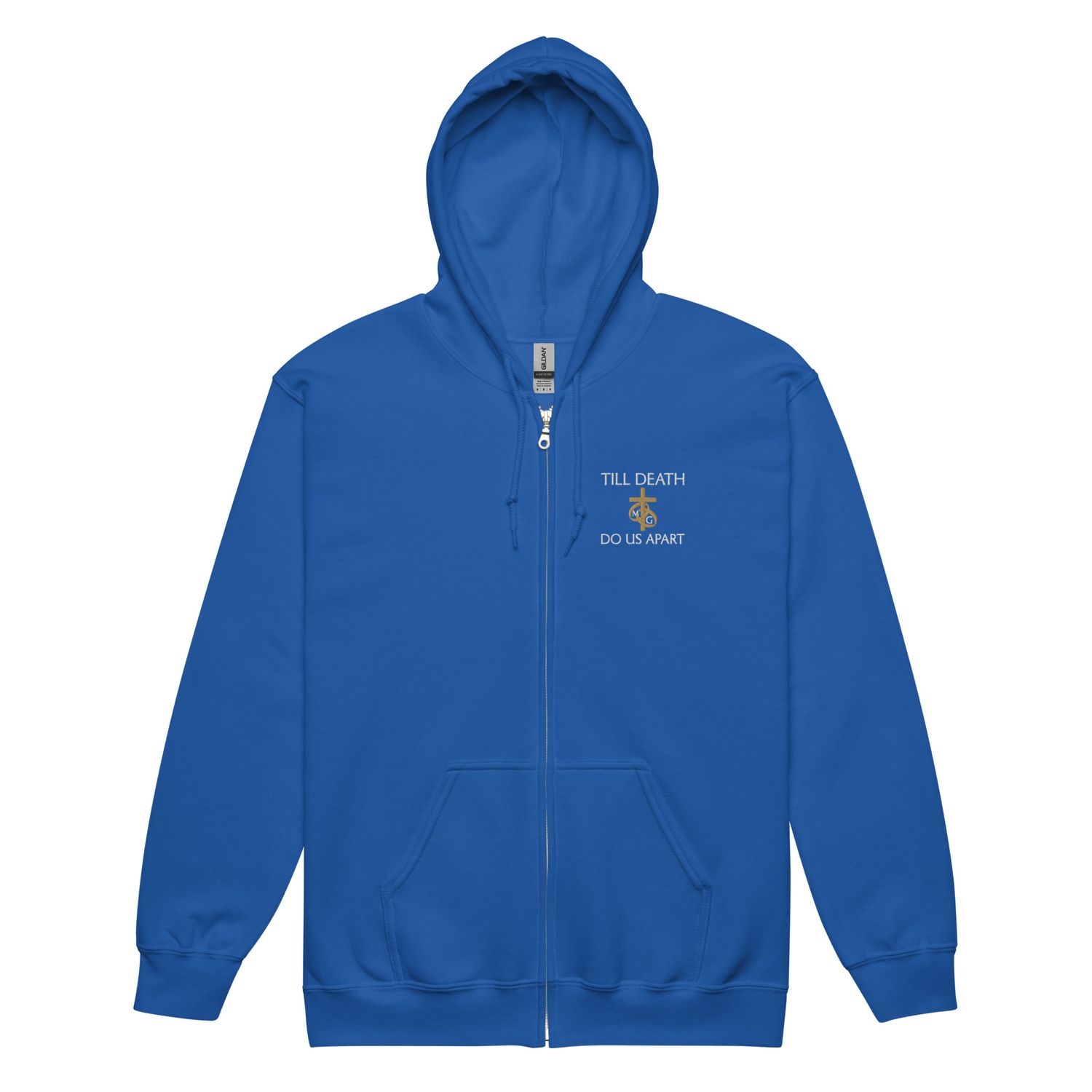 Till Death Do Us Apart Unisex Heavy Blend Zip Hoodie