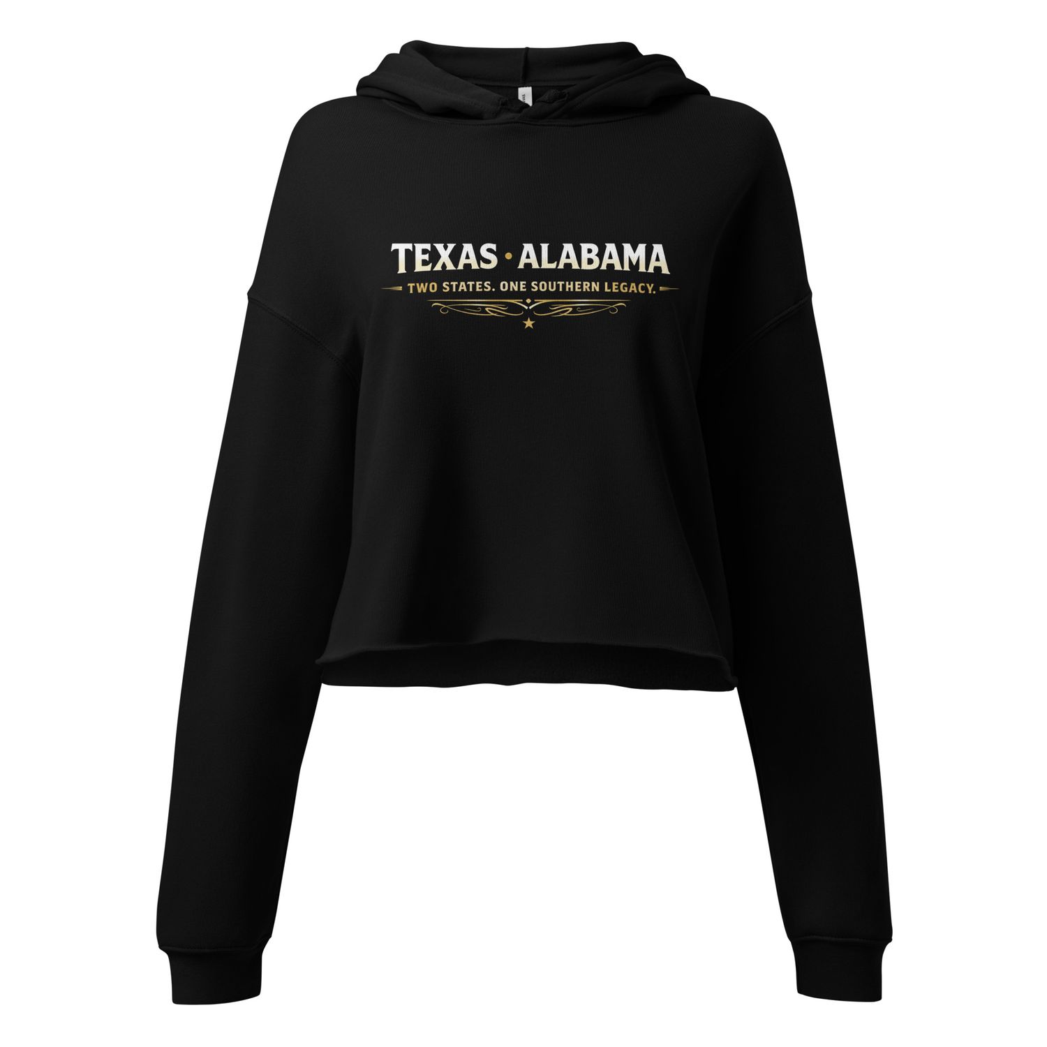 Texas Alabama Crop Hoodie Texas Alabama Crop Hoodie