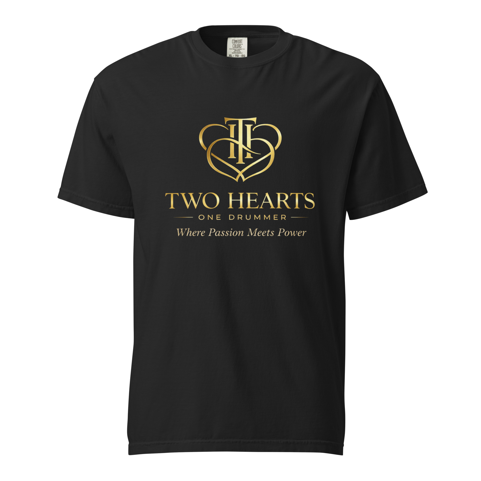 Two Hearts Unisex heavyweight t-shirt