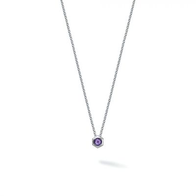 Amethyst February Birthstone Necklace