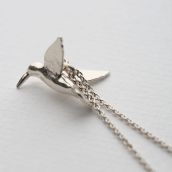 AM Hummingbird Necklace Silver