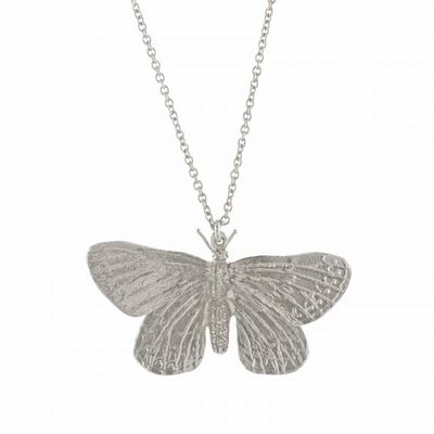 Duke of Burgundy Butterfly Necklace