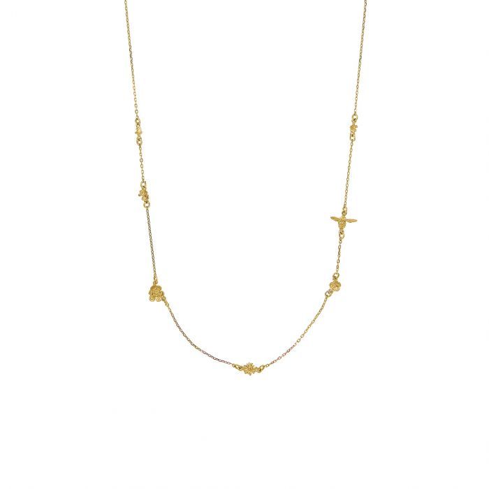 The Beekeeper Floral Chain Necklace