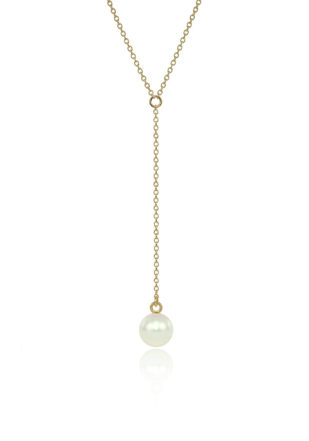 Pearl Gold Drop Pendant