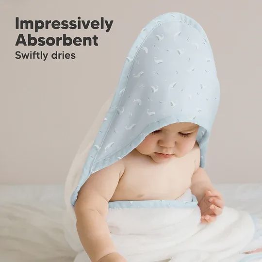 Hooded Towel, Colour: Blue Whale
