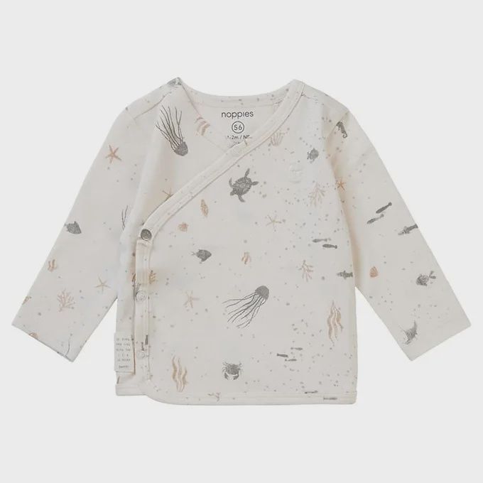 Noppies tee whisper white, Size: 44