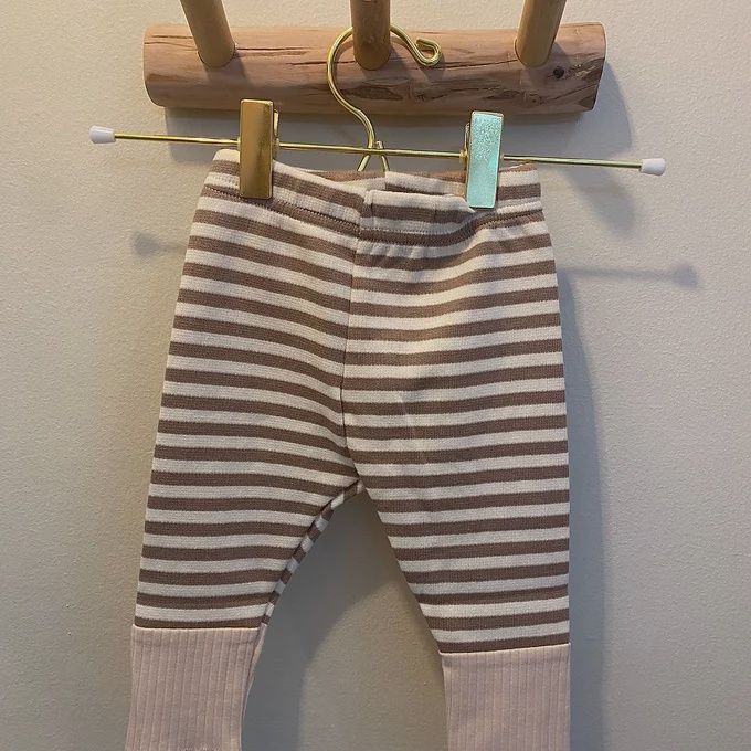 Legging met streepjes