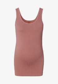 Sama seamless rib tanktop, Colour: Burlwood, Size: XS/S