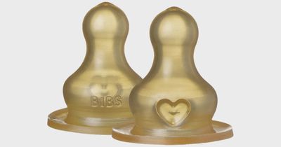 BIBS bottle nipple (2pack, natural rubber)
