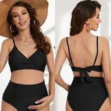 Maternity Bikini Black