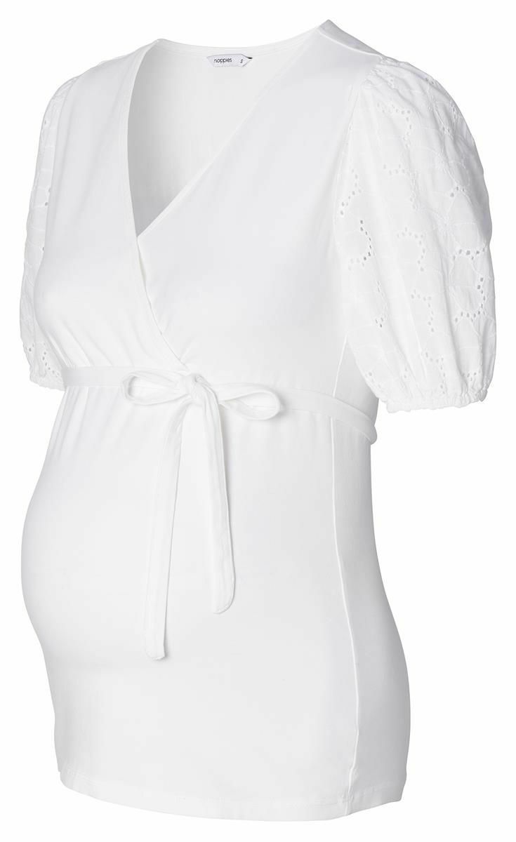 Kayleigh nursing top, Colour: Optical White, Size: XS