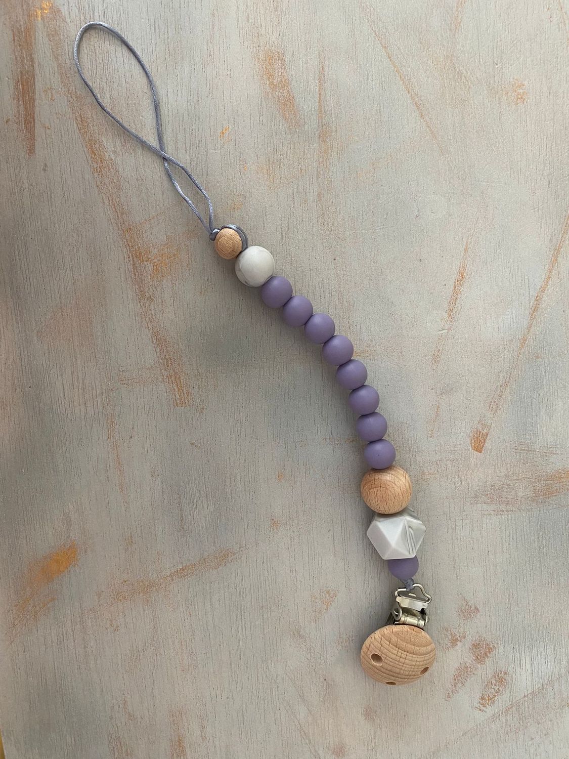 Speenkoord Deluxe, Colour: Purple