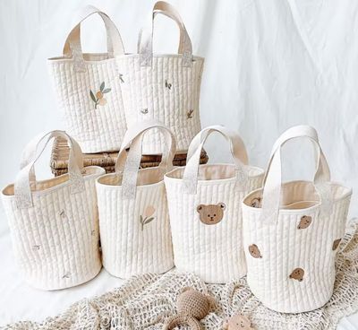 Embroidered storage bag