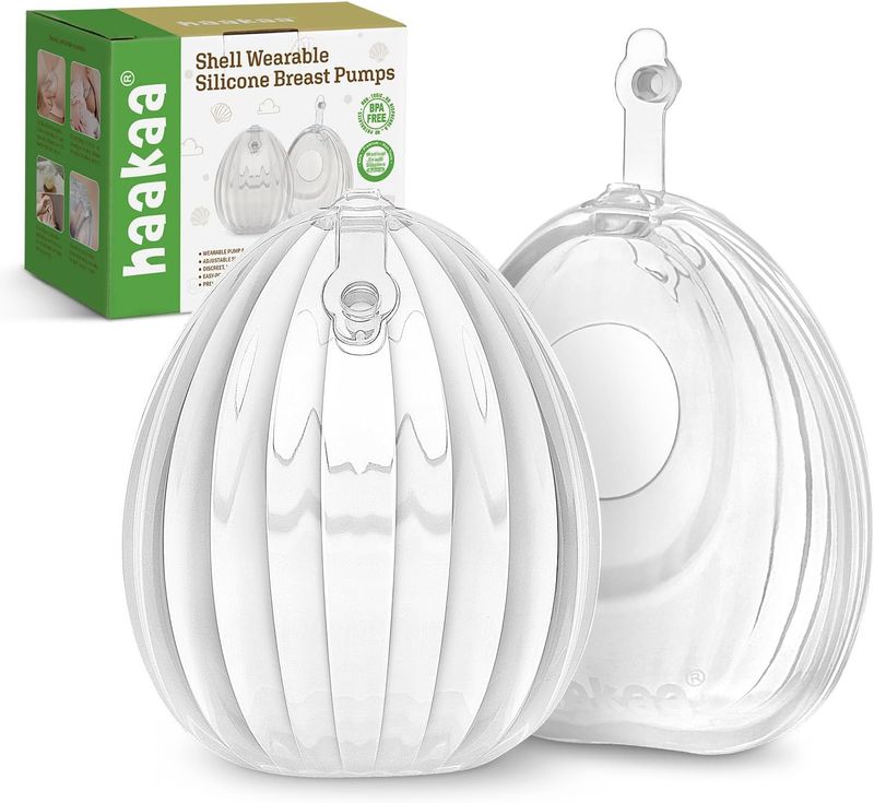 Shell wearable silicone pumps