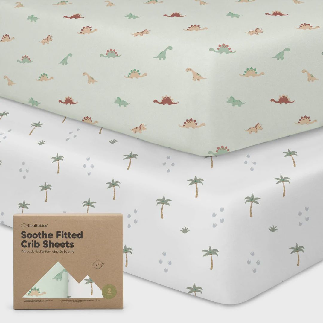 Fitted crib sheets, Design: Roarsome