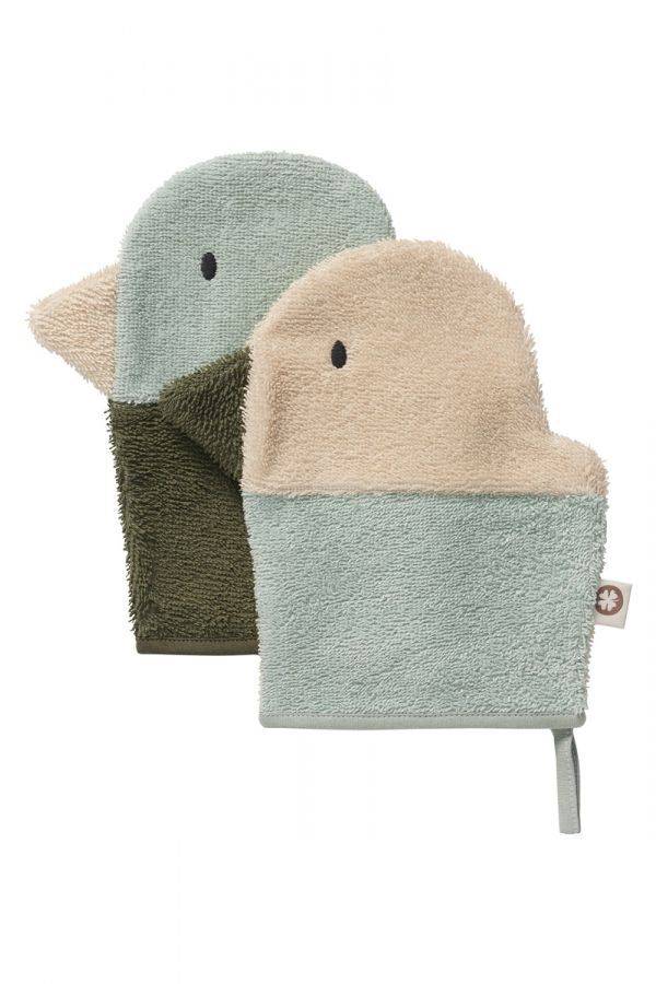 Duck Washcloths, Colour: Beetle