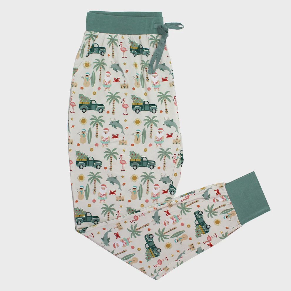 Coastal Christmas Bamboo Pyjama pants, Size: M