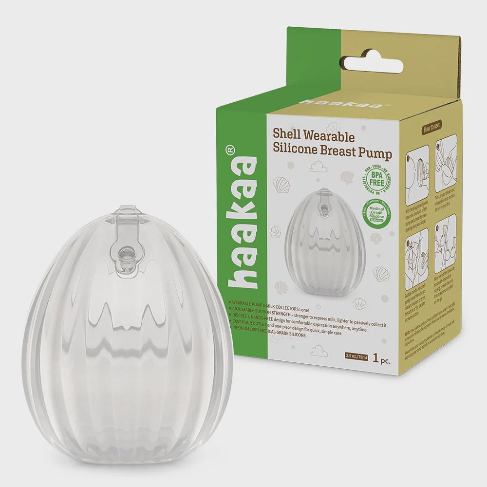 Shell wearable silicone pumps, Size: 1 piece