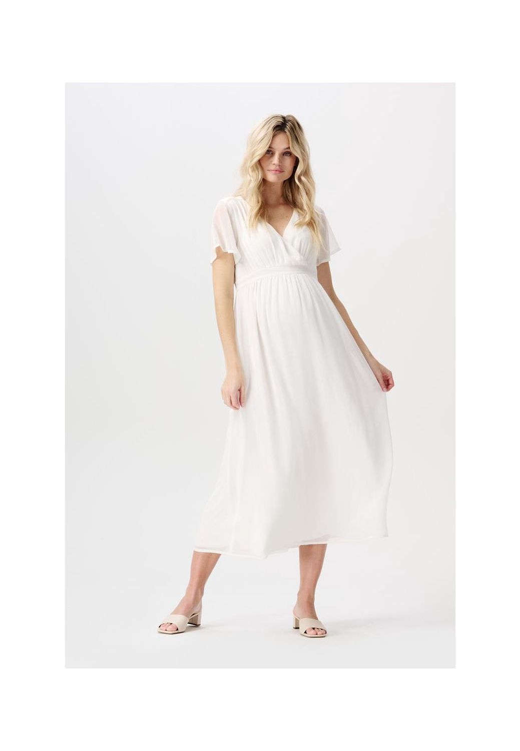 Amelie maxi dress, Colour: Cream, Size: XS