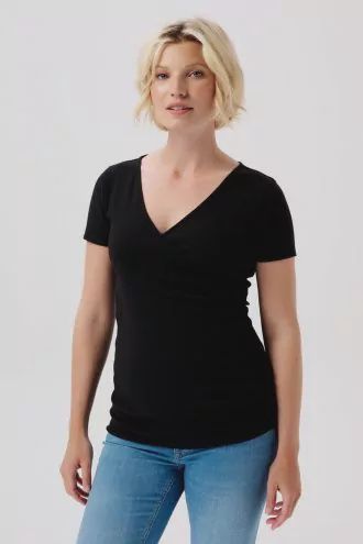 Sanson nursing top, Colour: Black, Size: XS