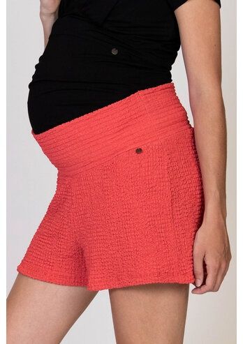 Short crepe, Colour: Red, Size: XS