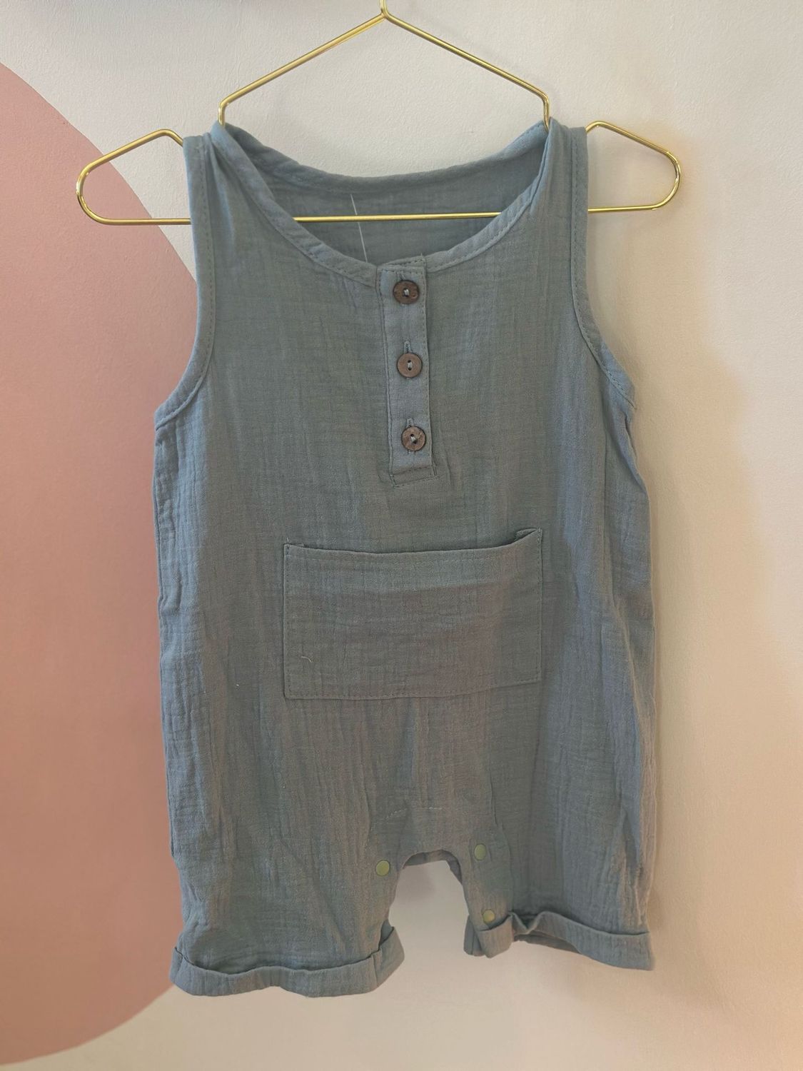 Mousseline Pakje Raf, Colour: Groen, Size: 9-12 months
