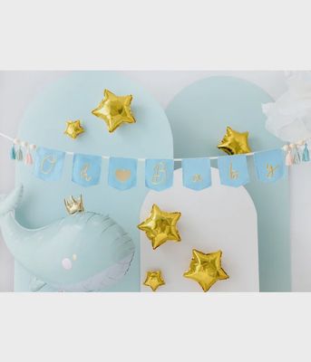 Oh Baby fabric garland