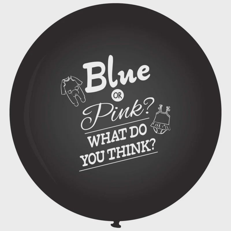 XL gender reveal balloon, Colour: Pink