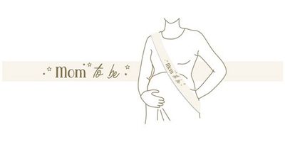 Mom to be sash