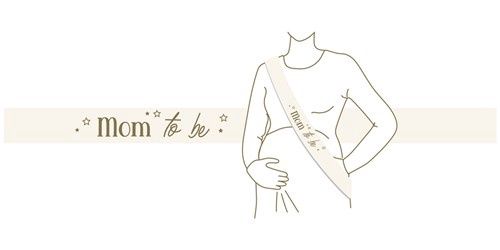Mom to be sash