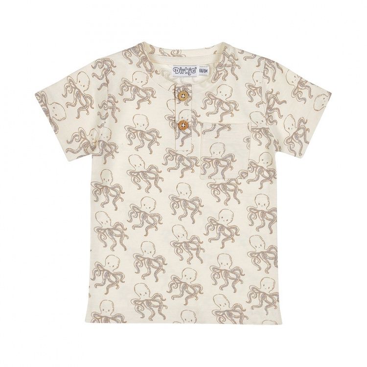 T-shirt Boys-Octopus, Size: 86