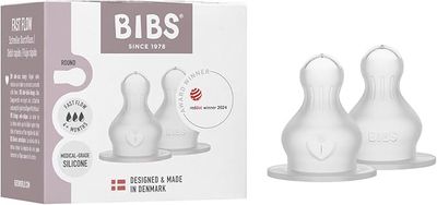 Bottle Nipples BIBS (medical silicone, 2pack)