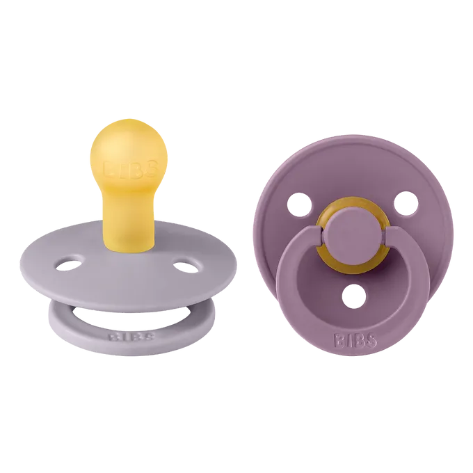 BIBS colour speen, Colour: Fossil Grey/Mauve, Size: 1, Nipple: Round