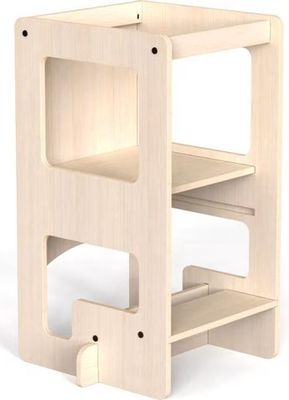 Kule Flip - leertoren en tafeltje in 1 - naturel