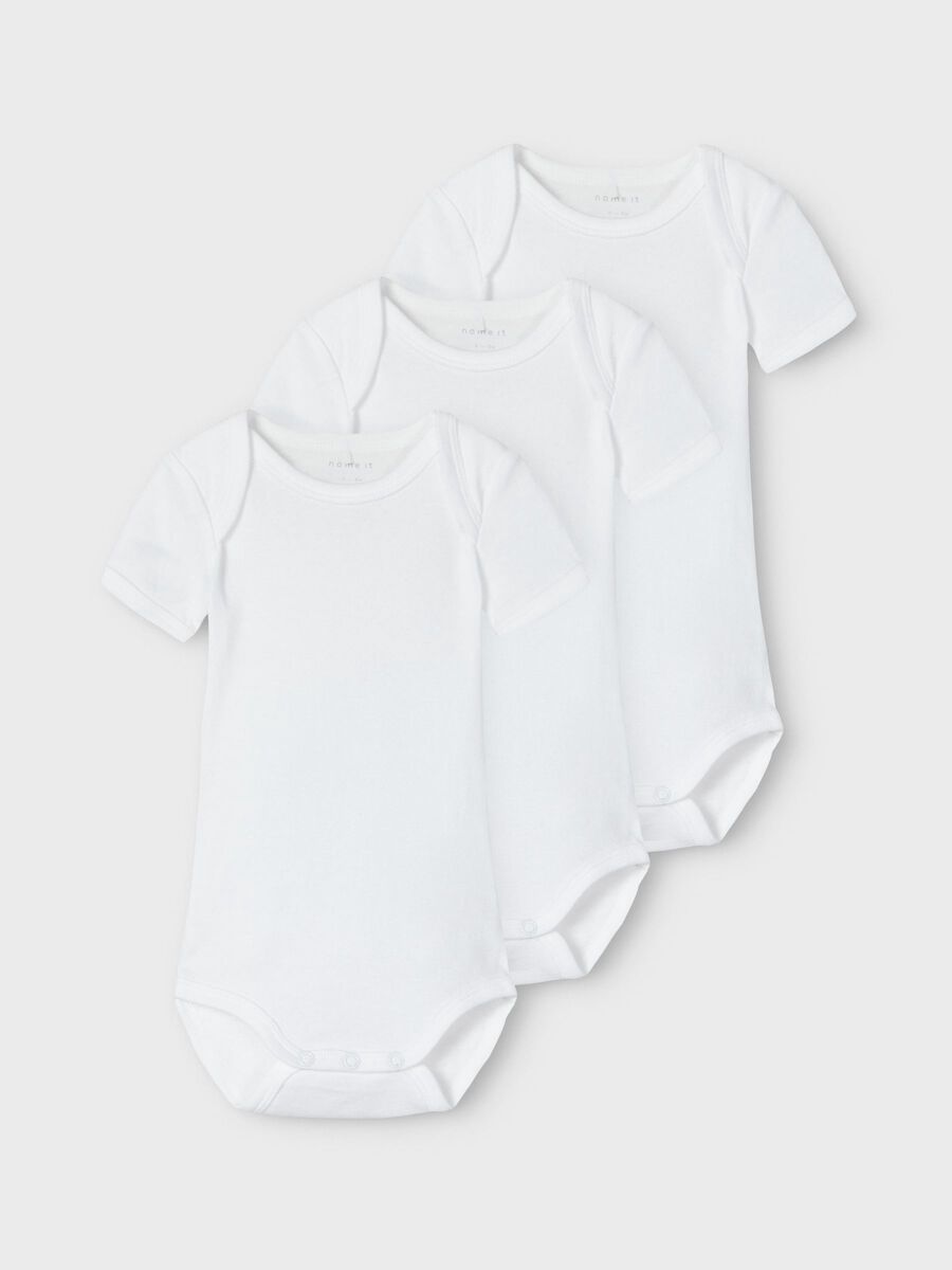 3-Pack Rompers, Size: 50