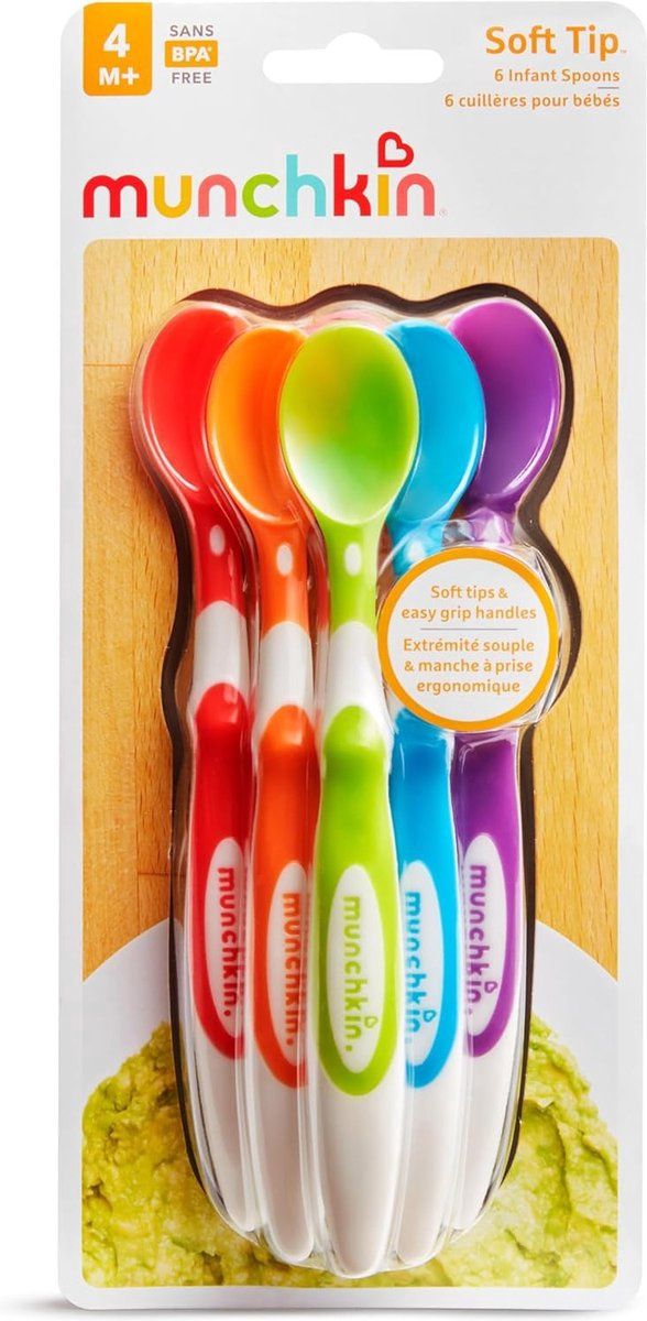Soft tip spoons 6-pack