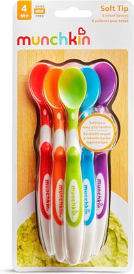 Soft tip spoons 6-pack