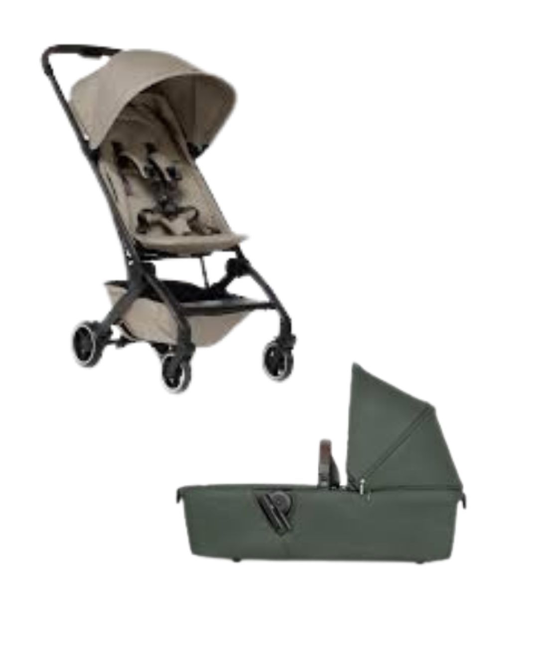 Joolz Aer+ from Birth combo, Colour: Combo Sandy Taupe/Forest Green