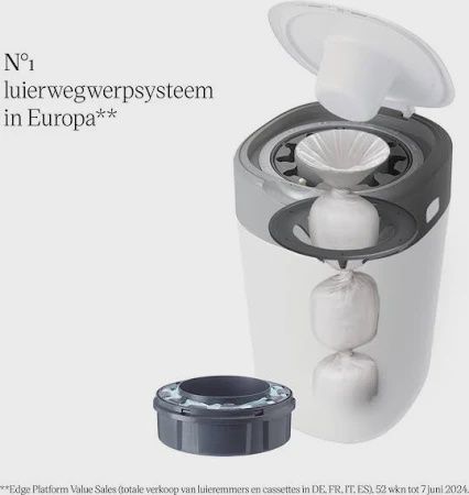 Tommee Tippee - Twist &amp; Click luieremmer, Colour: Wit