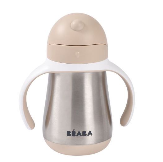 Roestvrij stalen rietjesbeker 250 ml