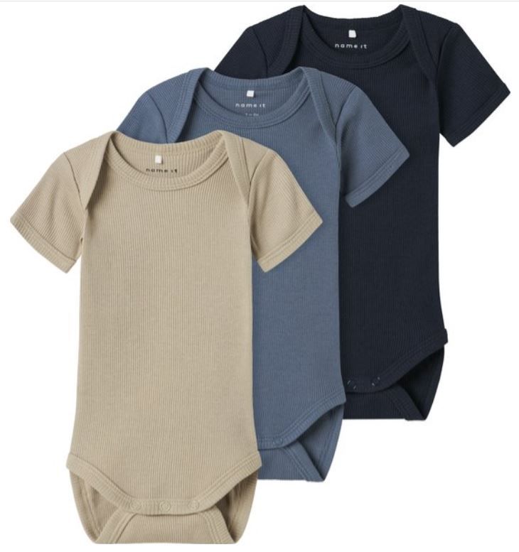 Rib 3-pack, Colour: Blue, Size: 50