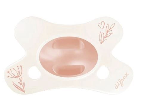 Difrax Fopspeen, Colour: DUSTY PINK HEART, Size: 0-6M