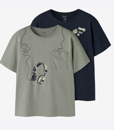 Vilian 2-pack t-shirt, Size: 122/128