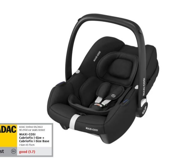 Cabriofix i-Size Autostoeltje, Colour: Black