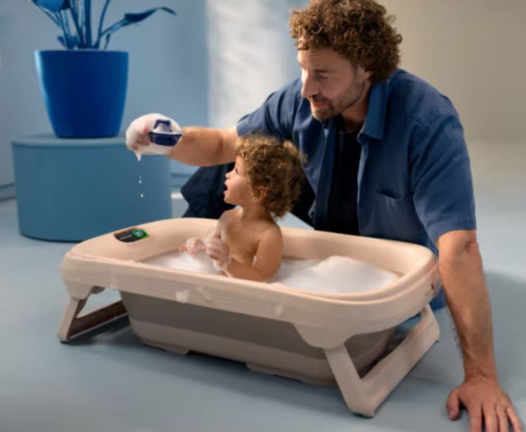 Indigo Foldable Bathtub, Colour: Terra