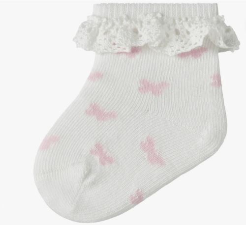 Butterfly Sock, Colour: Cloud Dencer, Size: 50/56