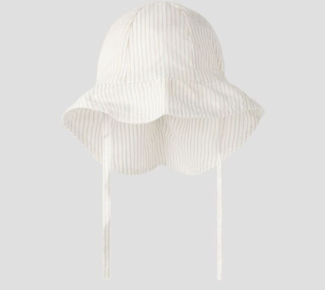 Baby Hat, Colour: Stripe Sand, Size: 0-2 M
