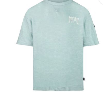 T-shirt loose fit blauw Miami